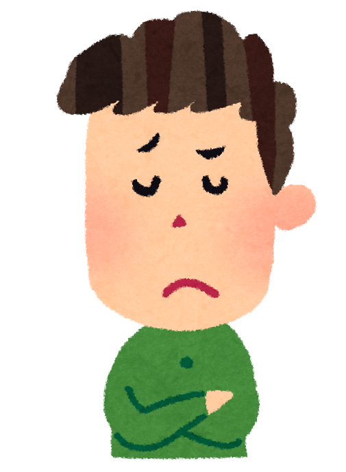 悩んでいる人